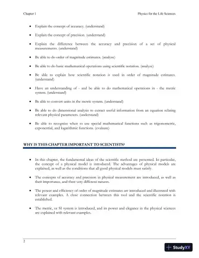 Physics For The Life Sciences , 2nd UK Ed. Edition Class Notes - Page 3 preview image