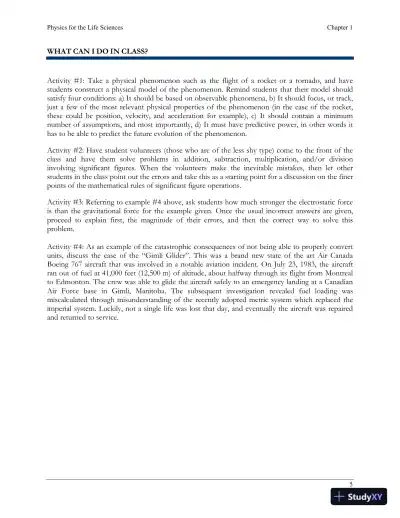 Physics For The Life Sciences , 2nd UK Ed. Edition Class Notes - Page 6 preview image