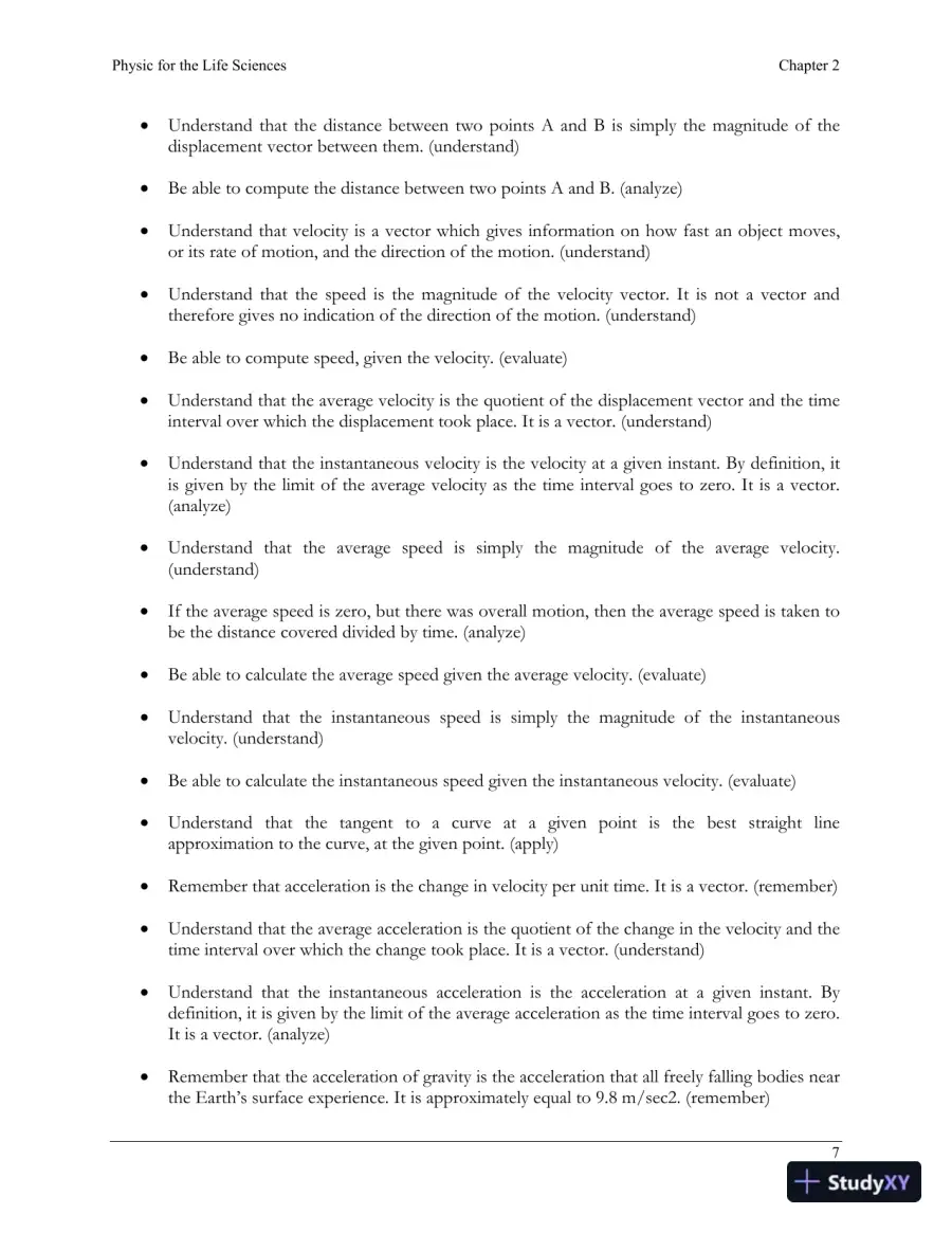 Physics For The Life Sciences , 2nd UK Ed. Edition Class Notes, page 8