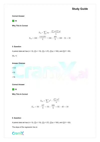 Statistics - Bivariate Relationships - Page 3 preview image