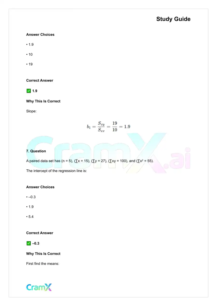 Statistics - Bivariate Relationships, page 4