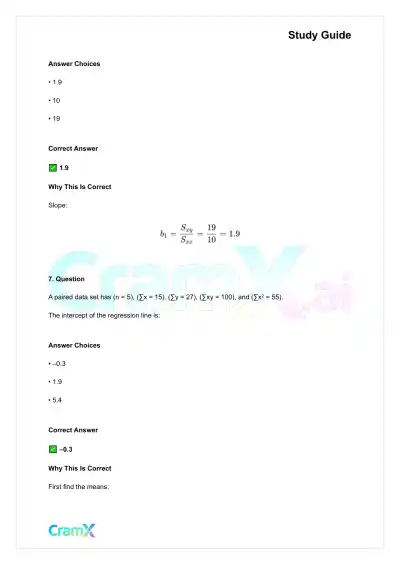 Statistics - Bivariate Relationships - Page 4 preview image
