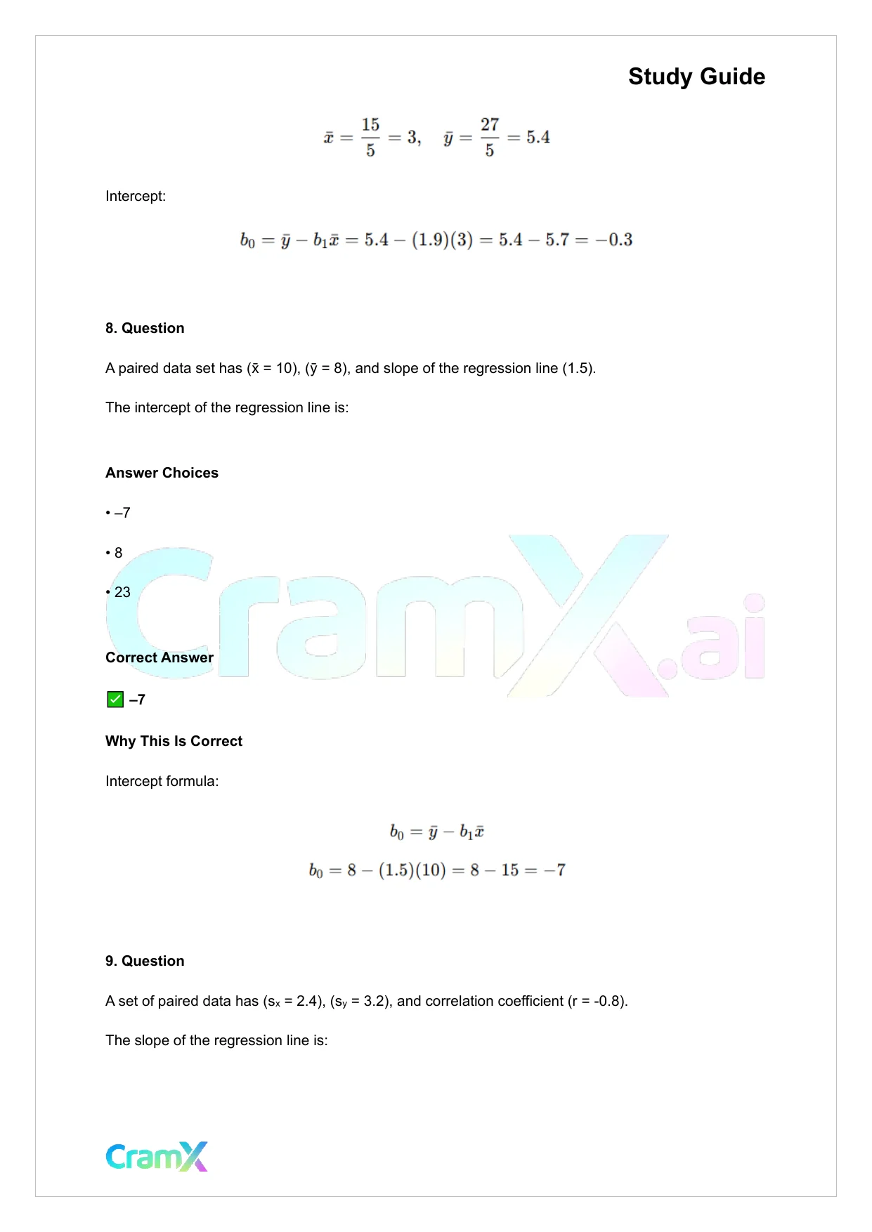 Statistics - Bivariate Relationships - Page 5 preview image