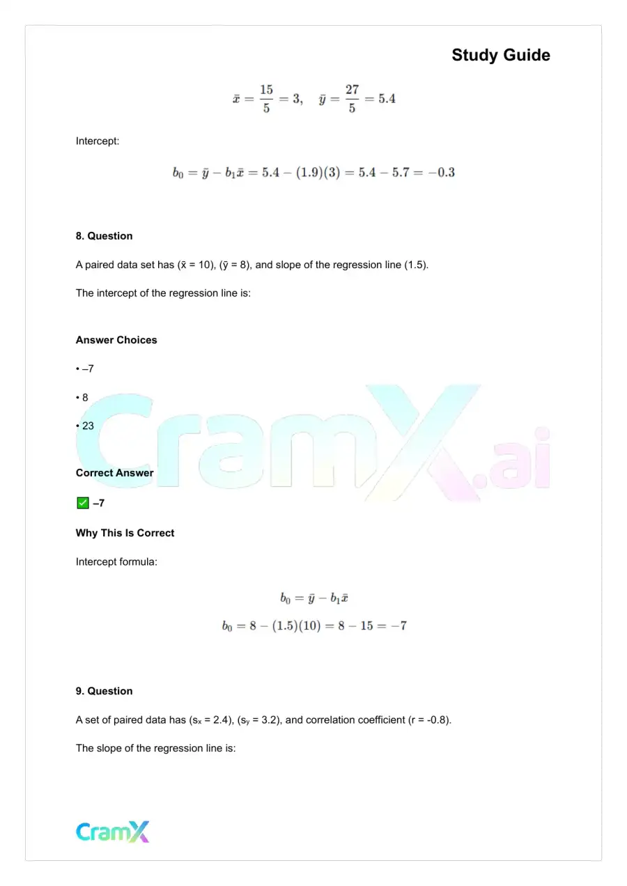 Statistics - Bivariate Relationships, page 5