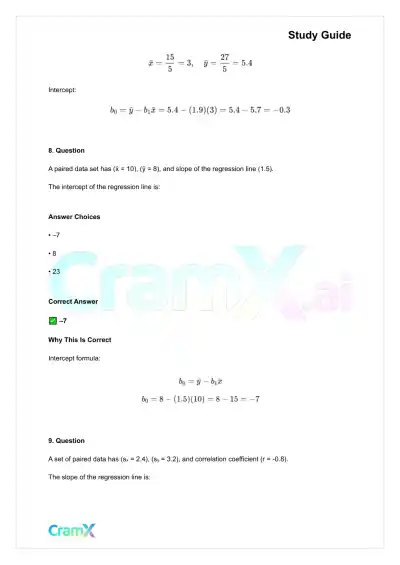 Statistics - Bivariate Relationships - Page 5 preview image