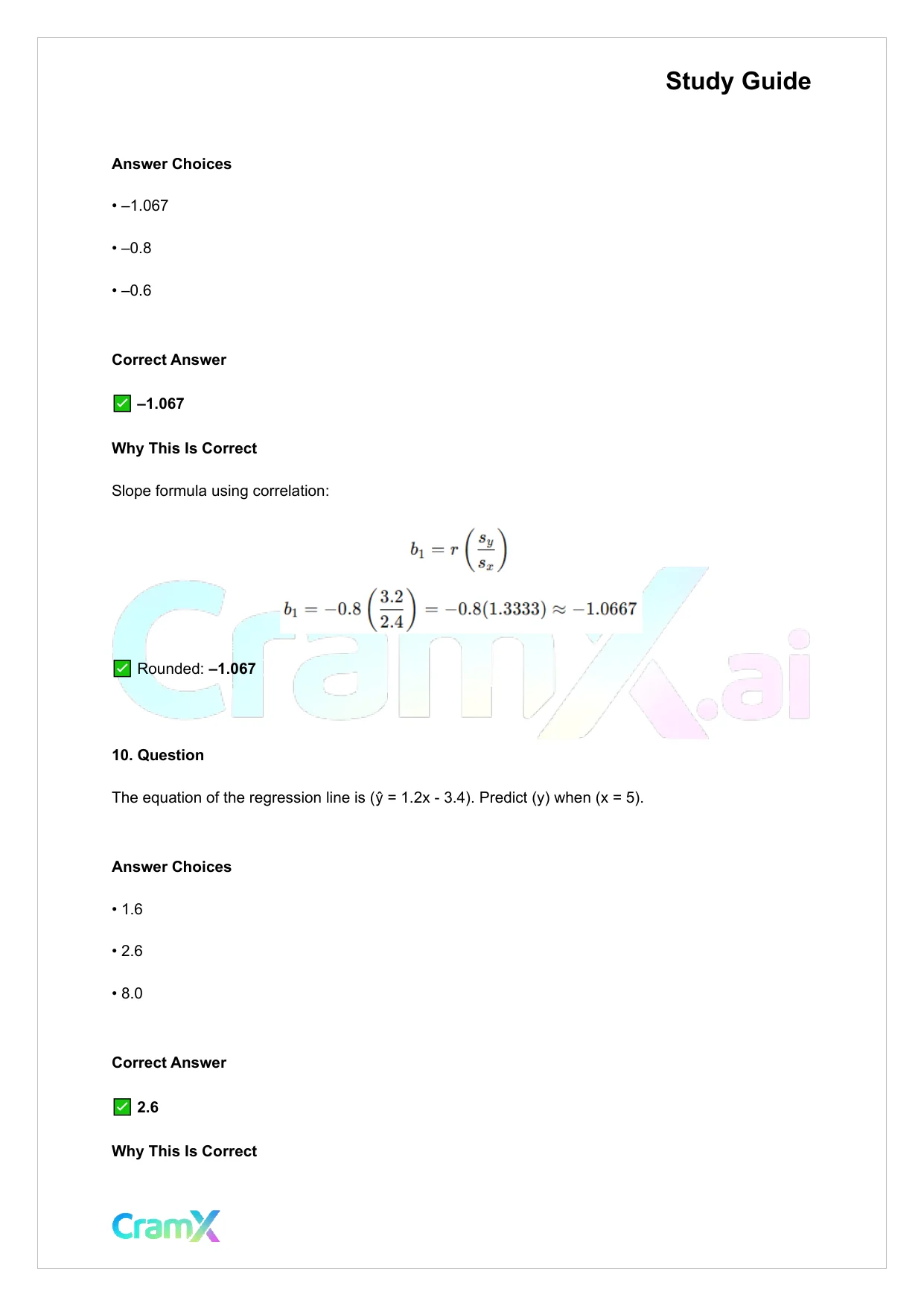 Statistics - Bivariate Relationships - Page 6 preview image