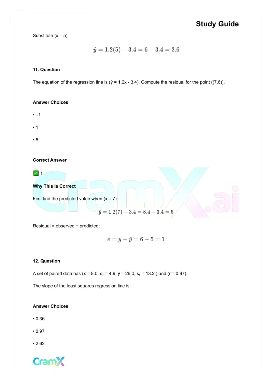 Statistics - Bivariate Relationships, page 7
