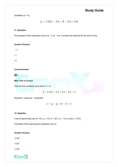 Statistics - Bivariate Relationships - Page 7 preview image