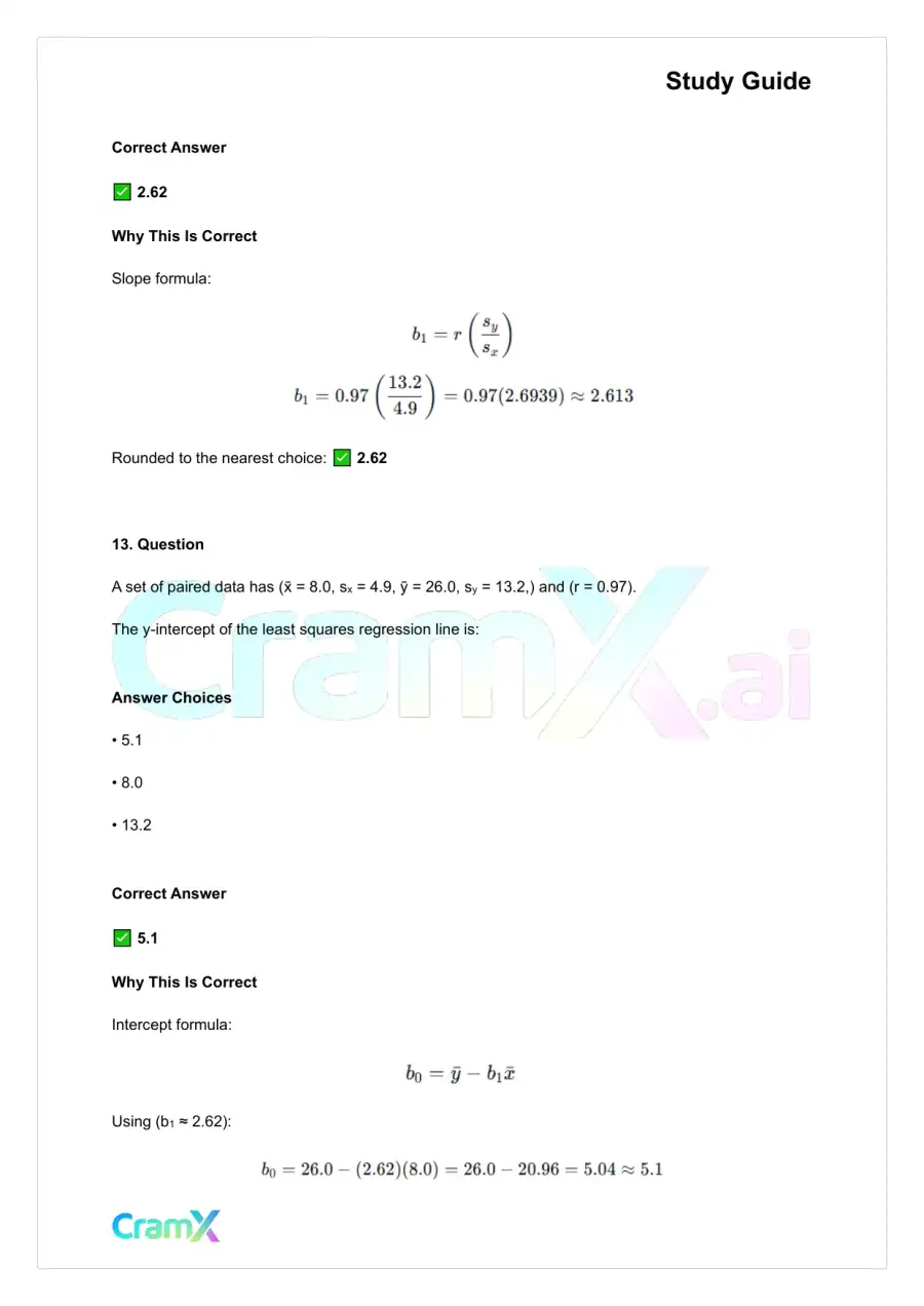 Statistics - Bivariate Relationships, page 8