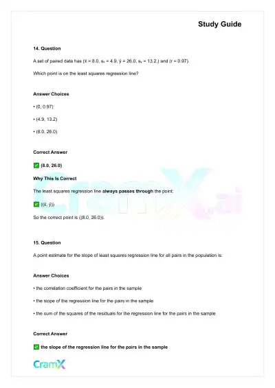Statistics - Bivariate Relationships - Page 9 preview image