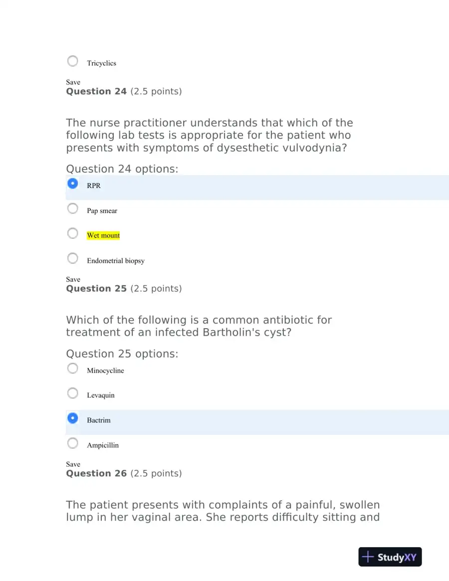 2020 NSG6430 Pharmacology Final Exam With Answers (100 Solved Questions), page 13