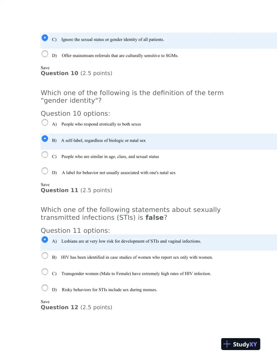 2020 NSG6430 Pharmacology Final Exam With Answers (100 Solved Questions), page 7