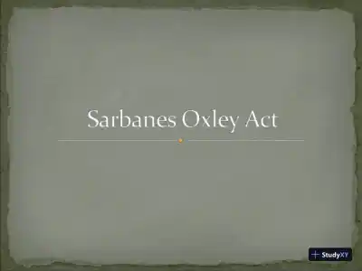 Sarbanes-Oxley Act - Page 1 preview image