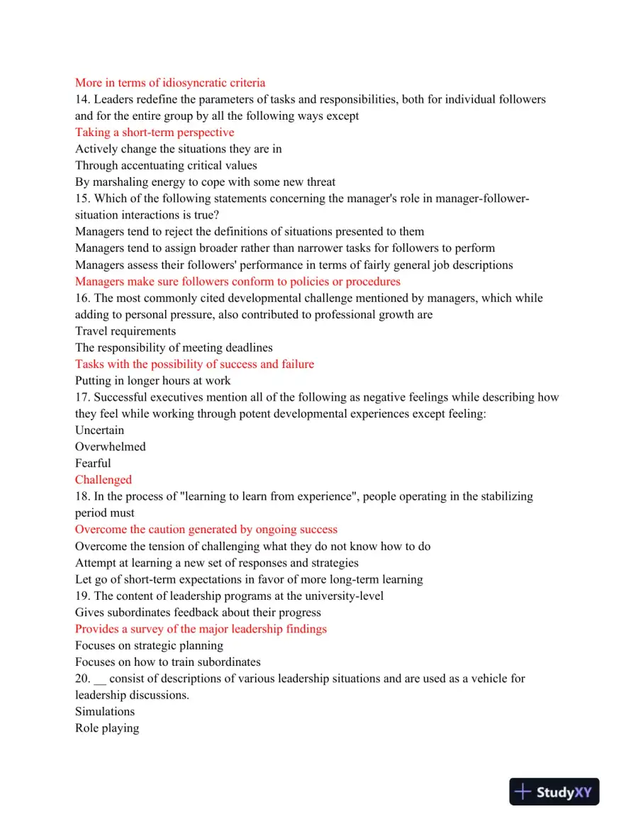 BAM550 Comprehensive Leadership Assessment: Theories, Practices, and Managerial Challenges, page 4