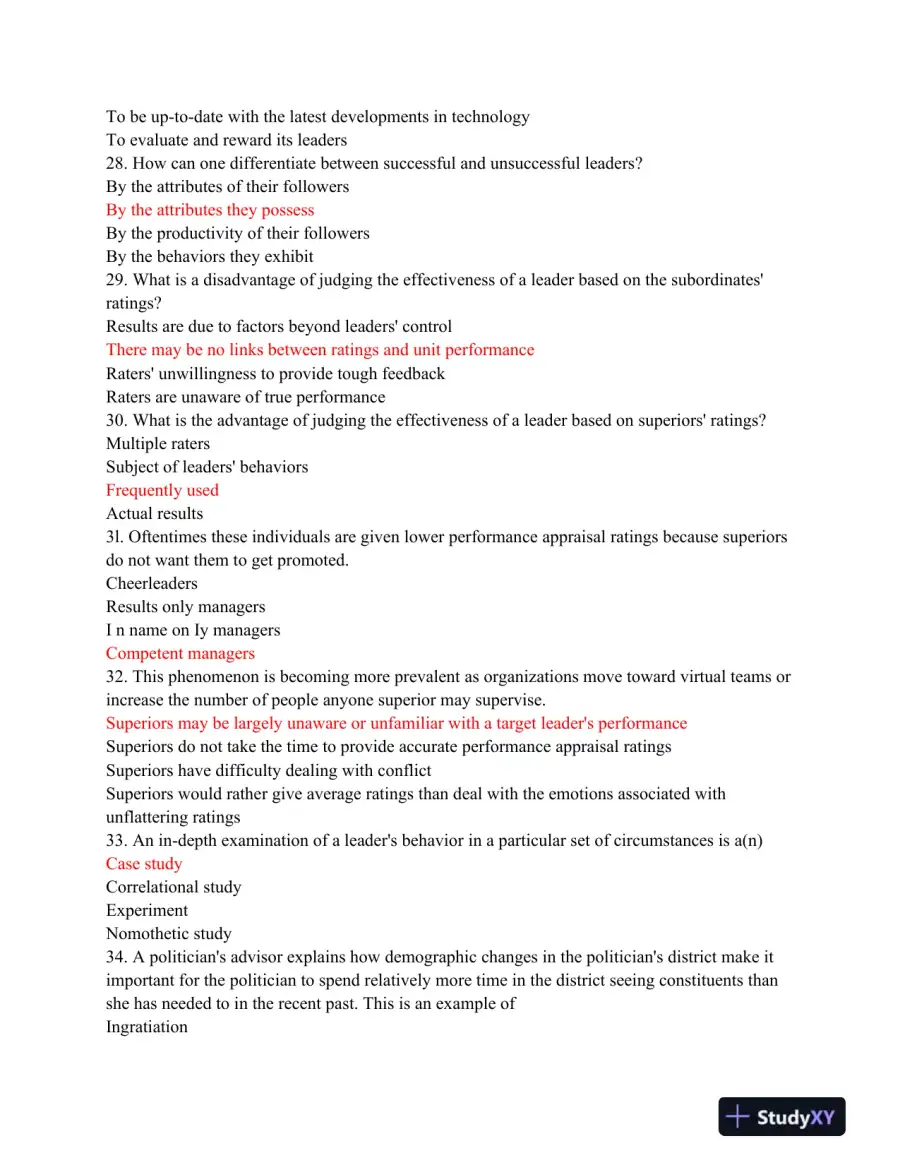 BAM550 Comprehensive Leadership Assessment: Theories, Practices, and Managerial Challenges, page 6