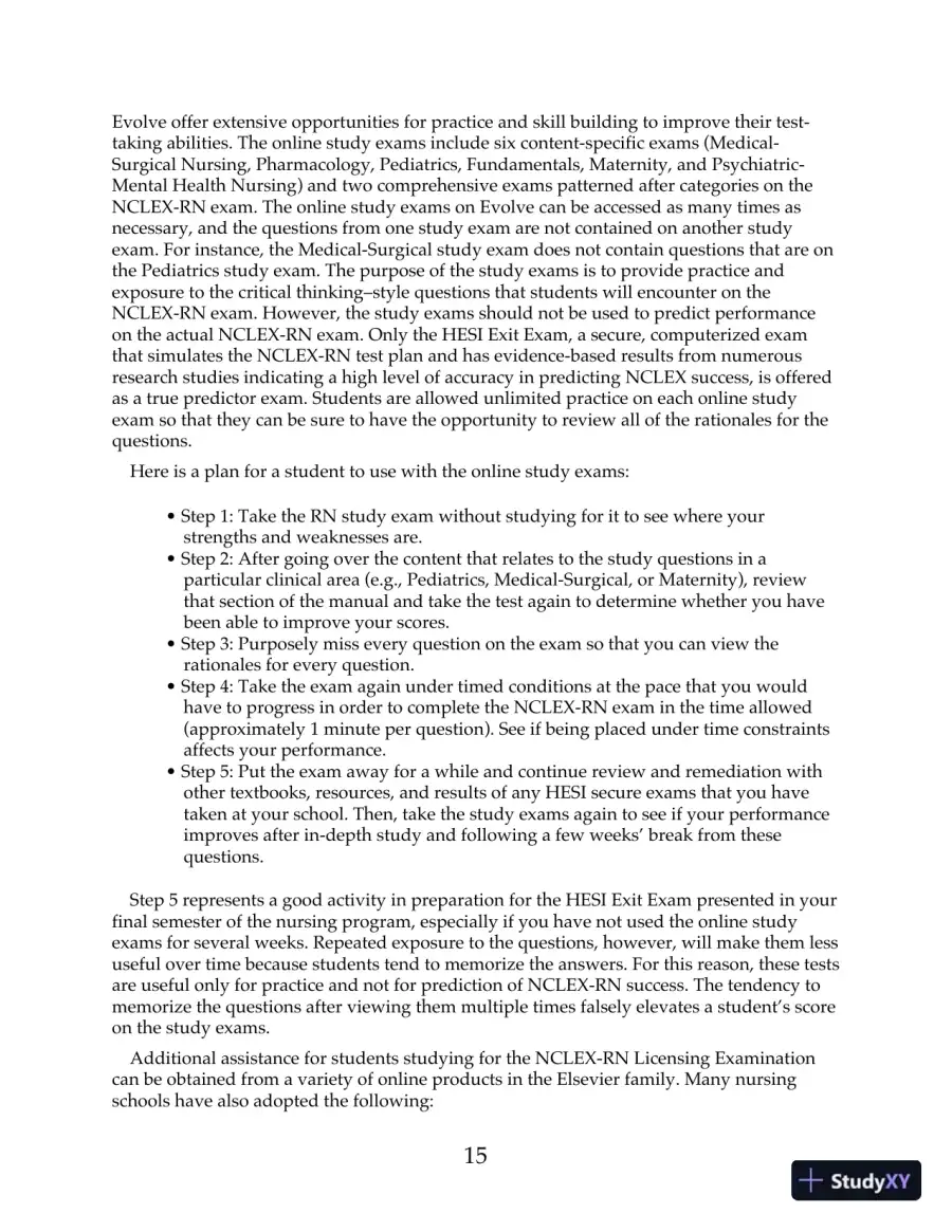 HESI Comprehensive Review for the NCLEX-RN Examination 6th Edition (2019), page 14