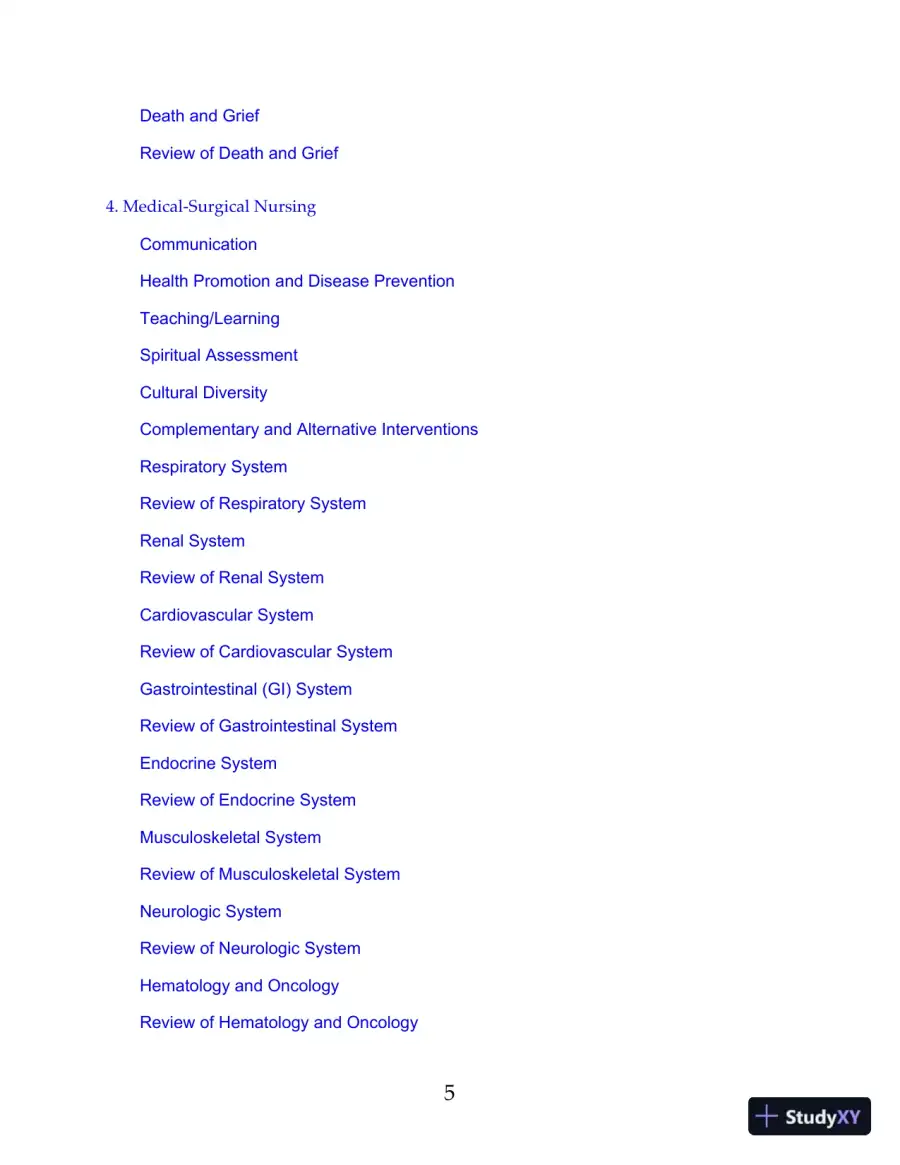 HESI Comprehensive Review for the NCLEX-RN Examination 6th Edition (2019), page 6