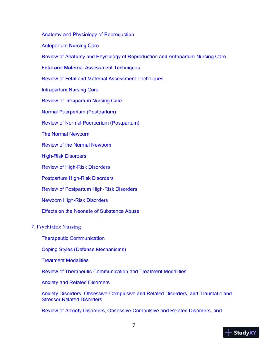 HESI Comprehensive Review for the NCLEX-RN Examination 6th Edition (2019), page 8