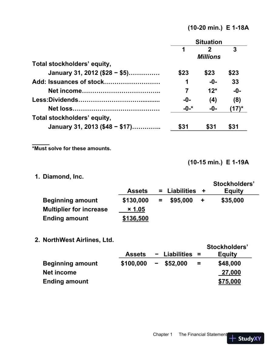 Financial Accounting, 9th Edition Solution Manual, page 10