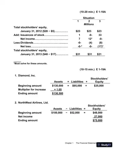 Financial Accounting, 9th Edition Solution Manual - Page 10 preview image