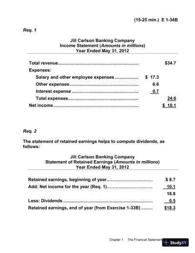 Financial Accounting, 9th Edition Solution Manual - Page 22 preview image