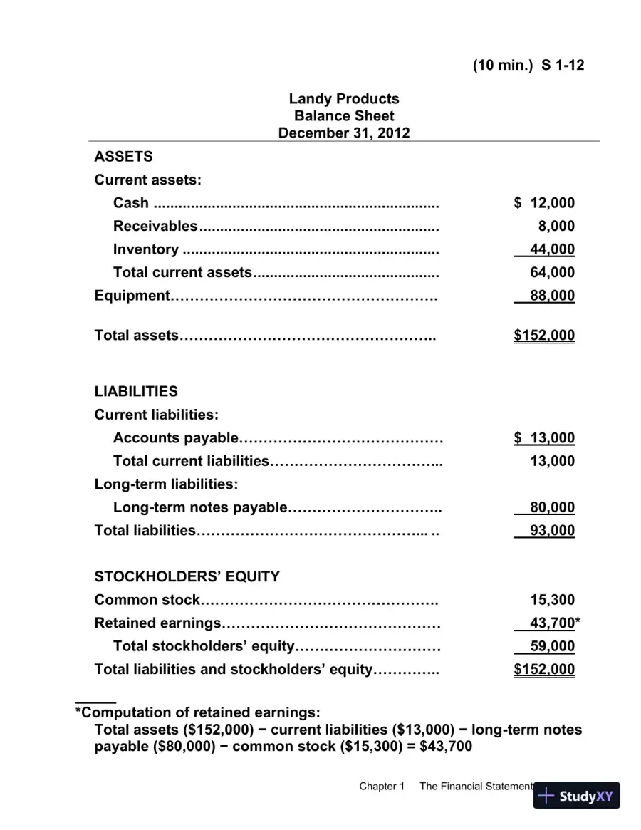 Financial Accounting, 9th Edition Solution Manual, page 6
