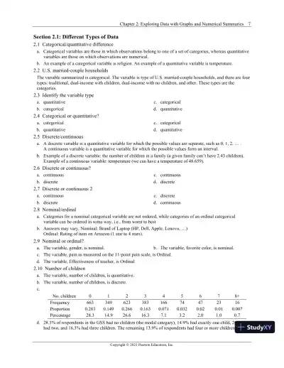 Solution Manual for Statistics: The Art and Science of Learning from Data, 5th Edition - Page 11 preview image