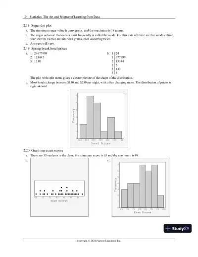 Solution Manual for Statistics: The Art and Science of Learning from Data, 5th Edition - Page 14 preview image
