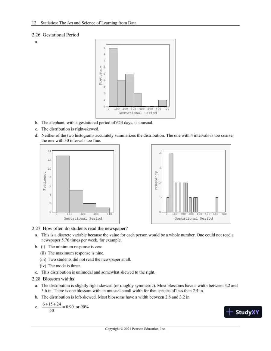 Solution Manual for Statistics: The Art and Science of Learning from Data, 5th Edition, page 16