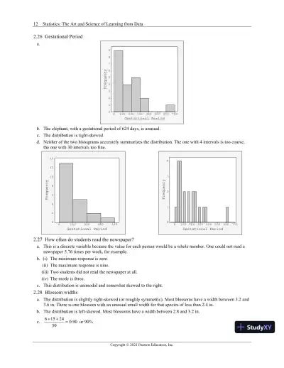 Solution Manual for Statistics: The Art and Science of Learning from Data, 5th Edition - Page 16 preview image