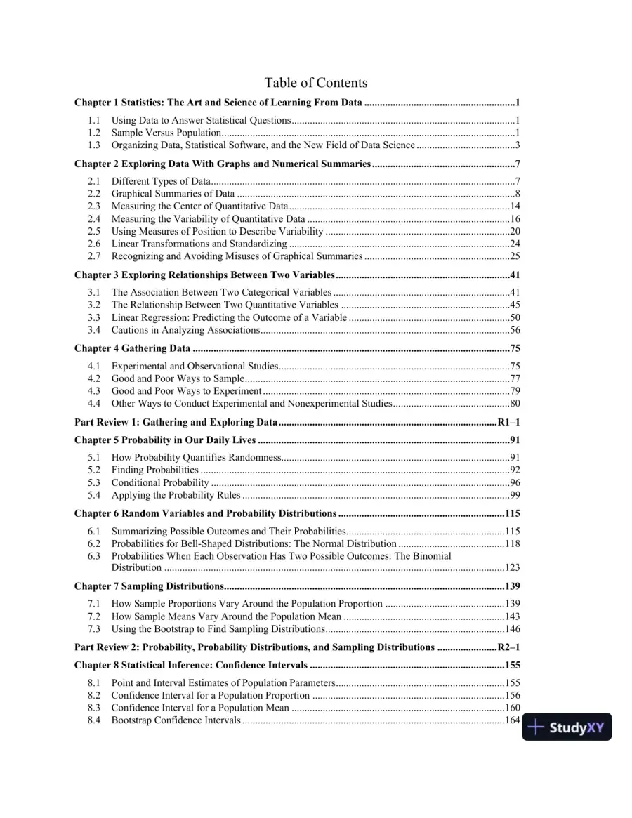 Solution Manual for Statistics: The Art and Science of Learning from Data, 5th Edition, page 3