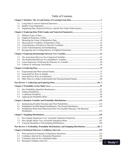 Solution Manual for Statistics: The Art and Science of Learning from Data, 5th Edition - Page 3 preview image