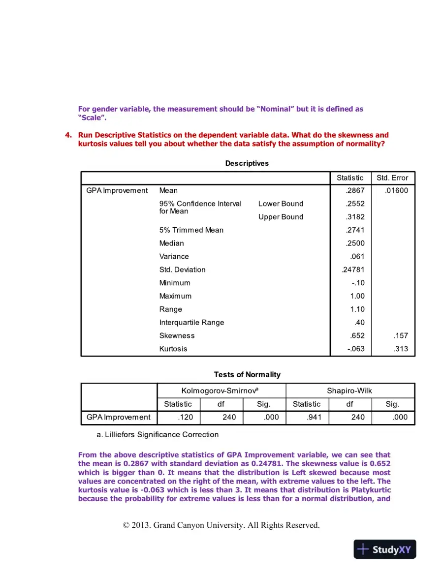 PSY 870: Module 4 Problem Set Grand Canyon university, page 3
