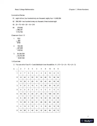 Solution Manual for Basic College Mathematics, 8th Edition - Page 10 preview image