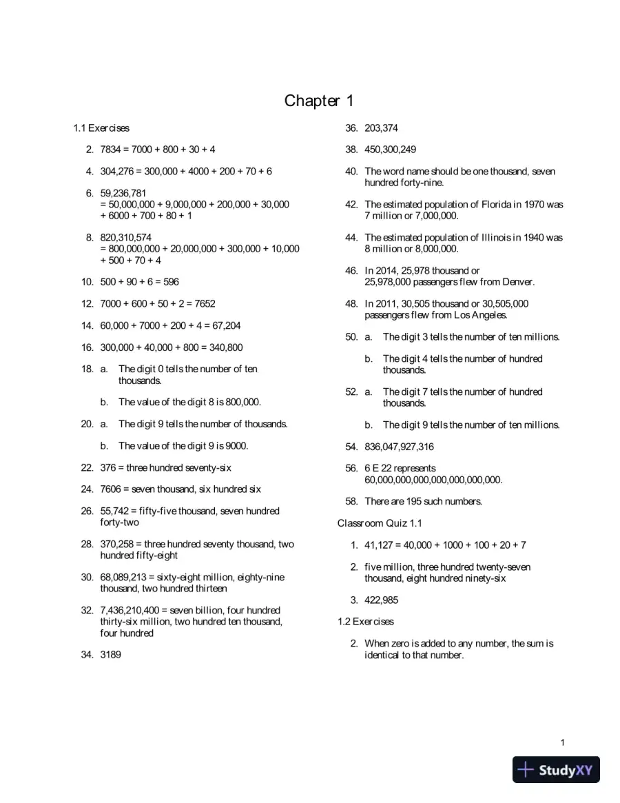 Solution Manual for Basic College Mathematics, 8th Edition, page 4