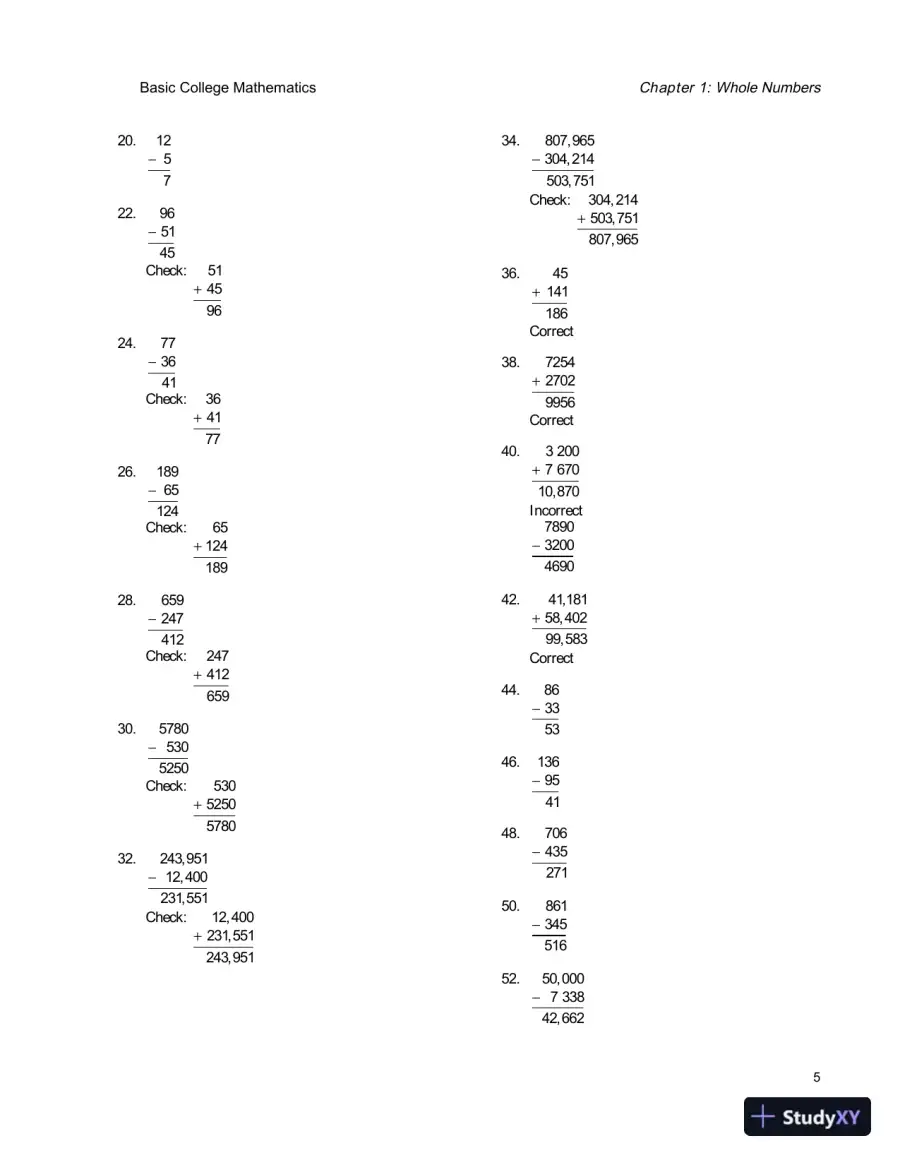 Solution Manual for Basic College Mathematics, 8th Edition, page 8