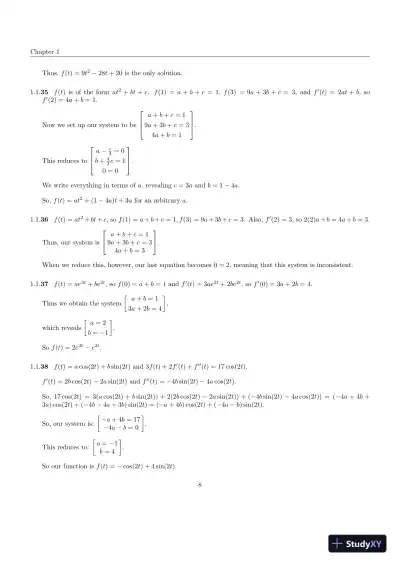 Solution Manual for Linear Algebra with Applications, 5th Edition - Page 10 preview image