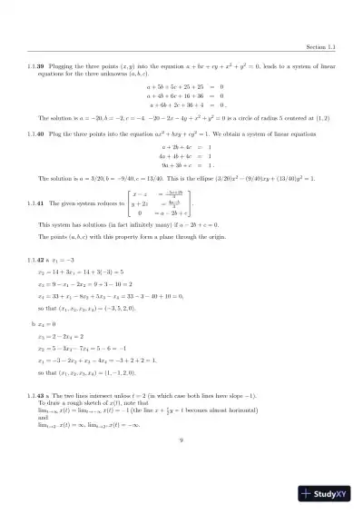 Solution Manual for Linear Algebra with Applications, 5th Edition - Page 11 preview image
