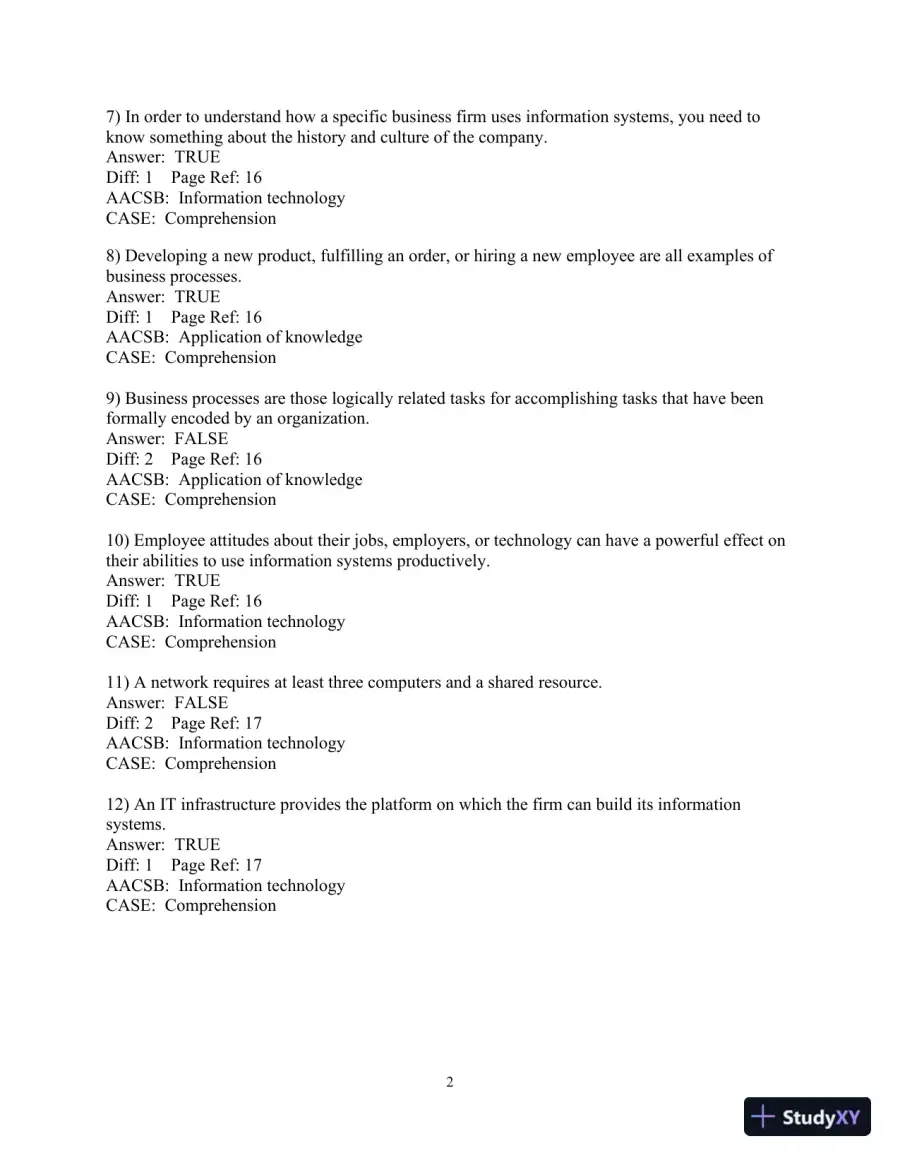Test Bank For Essentials Of Mis, 11th Edition, page 3