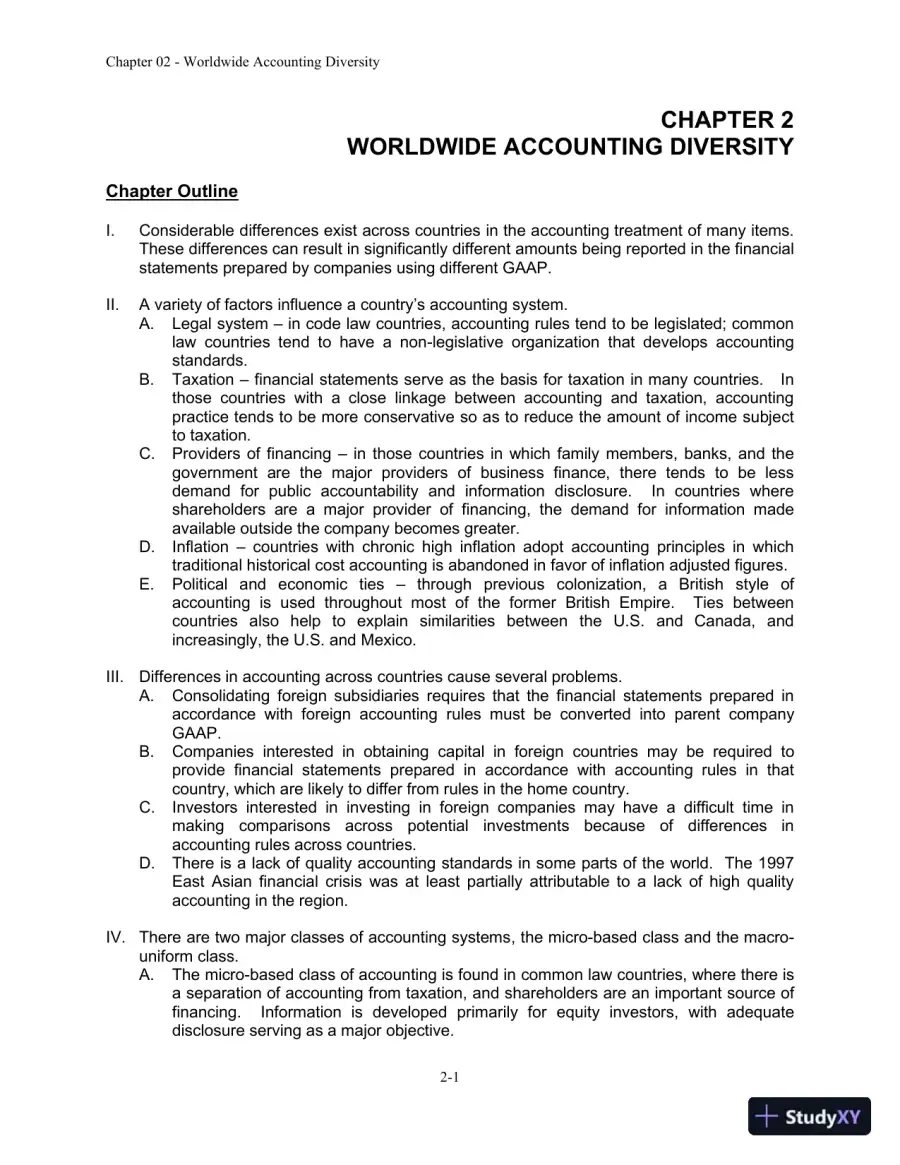 Solution Manual For International Accounting, 4th Edition, page 10