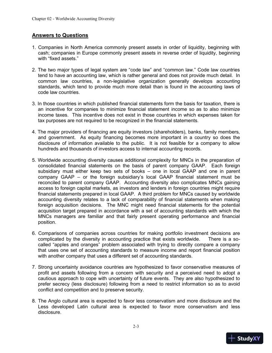 Solution Manual For International Accounting, 4th Edition, page 12