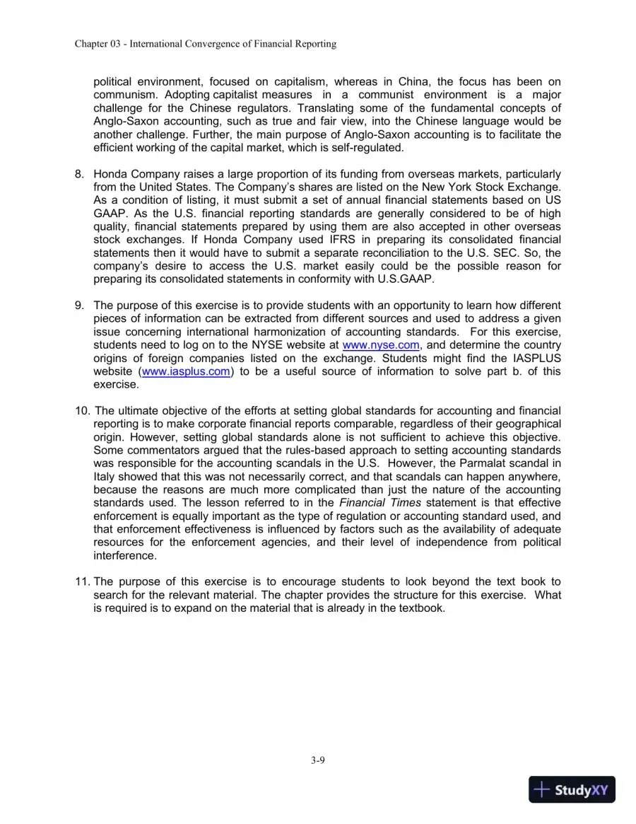 Solution Manual For International Accounting, 4th Edition, page 27