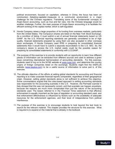 Solution Manual For International Accounting, 4th Edition - Page 27 preview image