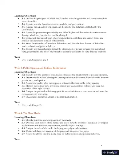 Revision Notes for Politics in America, 11th edition - Page 12 preview image