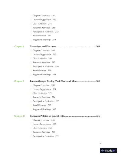 Revision Notes for Politics in America, 11th edition - Page 5 preview image