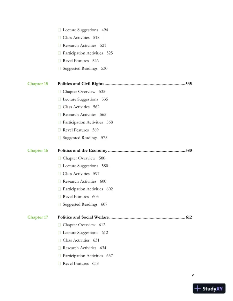 Revision Notes for Politics in America, 11th edition, page 7