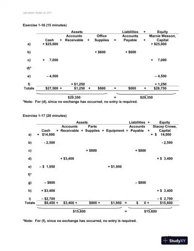 Fundamental Accounting Principles, Volume 1, 14th Canadian Edition Solution Manual - Page 21 preview image