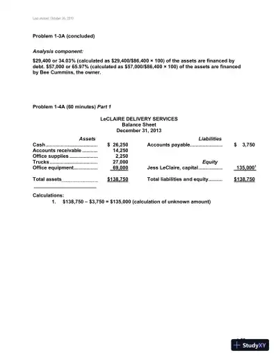 Fundamental Accounting Principles, Volume 1, 14th Canadian Edition Solution Manual - Page 30 preview image