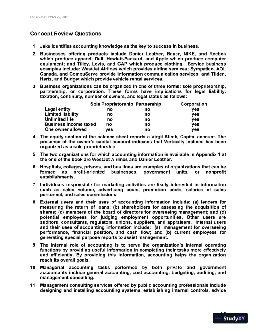 Fundamental Accounting Principles, Volume 1, 14th Canadian Edition Solution Manual, page 4