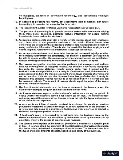 Fundamental Accounting Principles, Volume 1, 14th Canadian Edition Solution Manual - Page 5 preview image